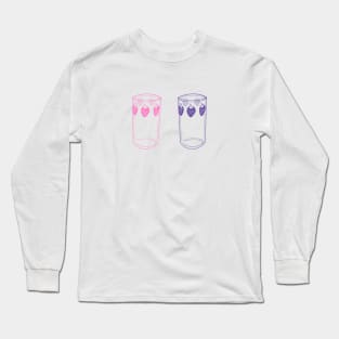 Nana anime strawberry glasses (pink and purple) Long Sleeve T-Shirt